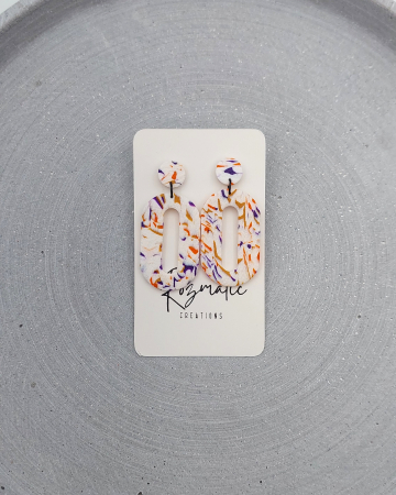 Cercel - Retro Circle - Ambera [1]