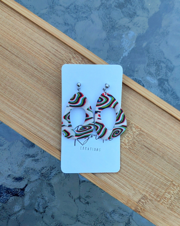 Cercel - Retro Waves Oval [1]