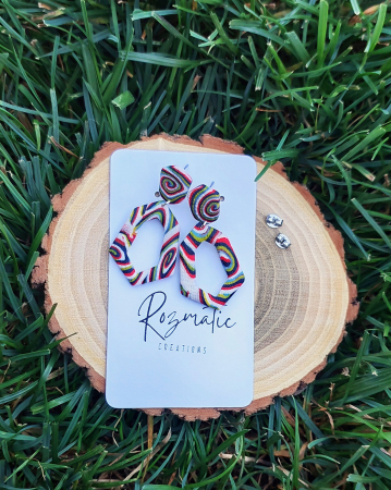 Categorie - Cercei lungi - Cercel - Retro Waves Diamond