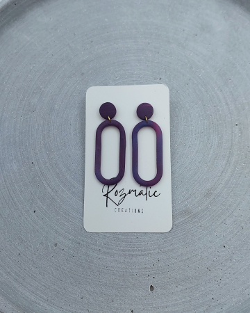 Cercel Ringlet - Mauve [1]