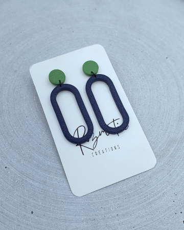 Cercel Ringlet - Blue & Green [2]