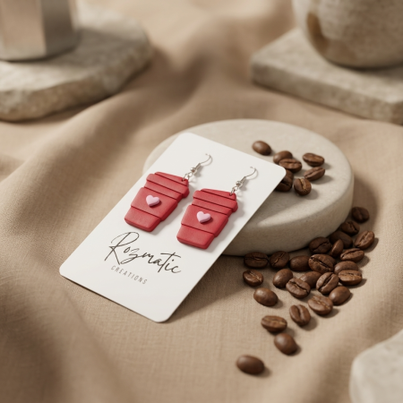Cercel Coffee - Red [1]