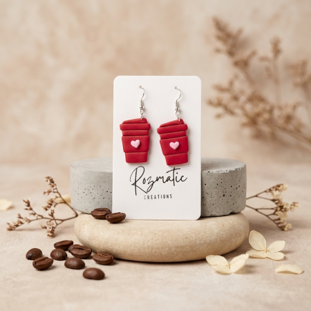Cercel Coffee - Red [2]