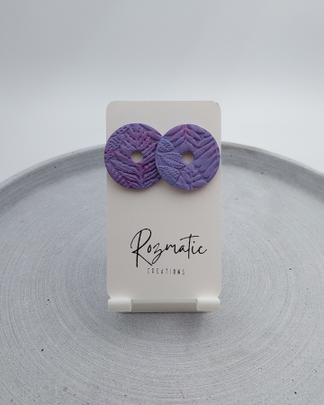 Toamna elegantă - Cercel Solune - Mauve