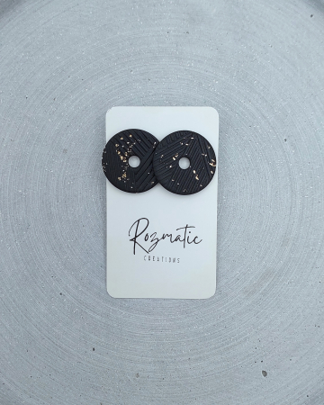 Toamna elegantă - Cercel Solune - Black