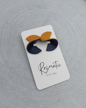 Toamna elegantă - Cercel Spirena - Ochre