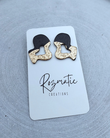 Cercel Splash - Black [2]