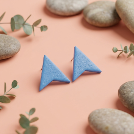 Cercel Arrow- Blue [1]