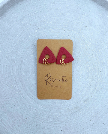 Cercel Trielle - Bordo Gold [2]