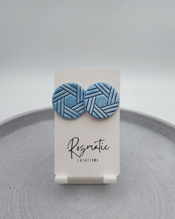 Cercel Hexina - Blue [3]