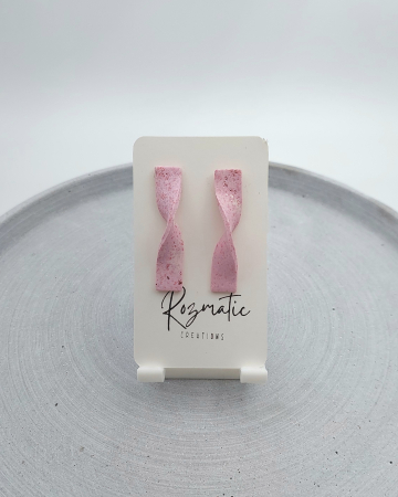 Toamna elegantă - Cercel Elonga - Pink