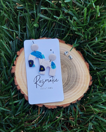 Categorie - Cercei lungi - Cercel - White Eye Arch