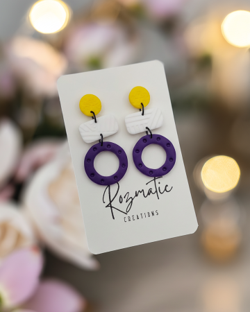 Cercel - Zorela - Yellow Purple [2]