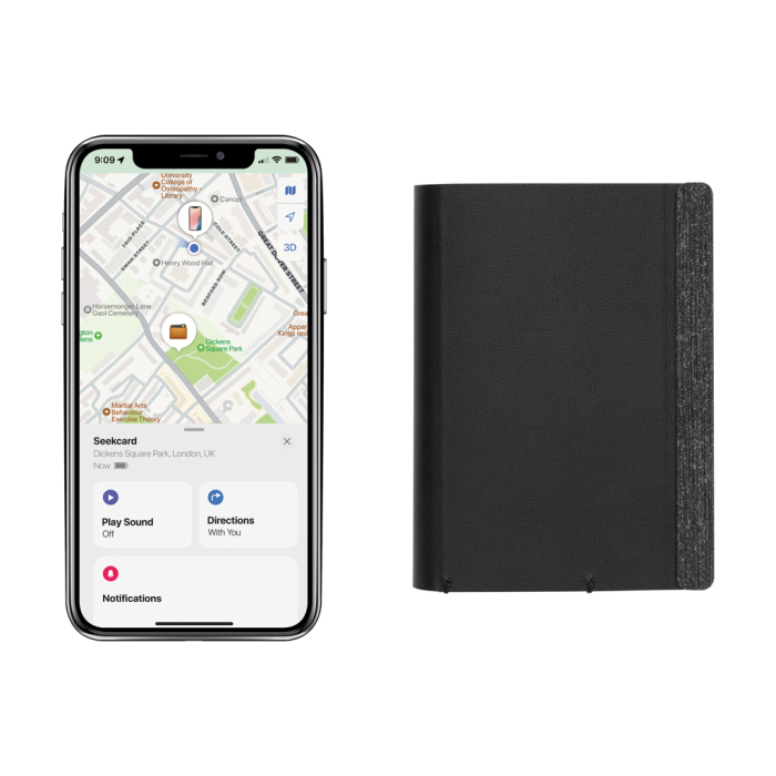 Portofel pentru carduri Seekcard RCS din poliester cu localizare în întreaga lume [4]