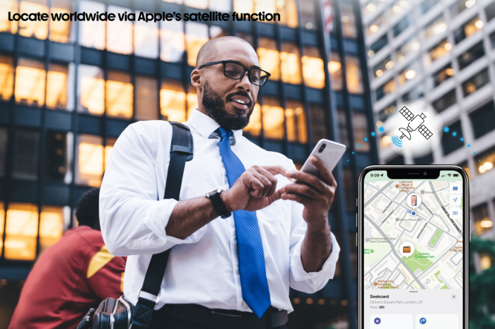 Portofel pentru carduri Seekcard RCS din poliester cu localizare în întreaga lume [3]