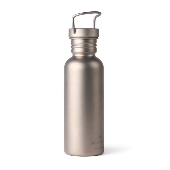 Sticlă de apă Nordic Drift Trail Ultra Light din titan, 600 ml [6]