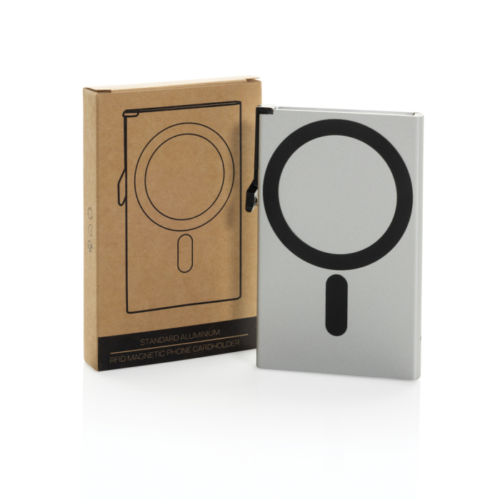Suport magnetic RFID pentru carduri de telefon standard din aluminiu [16]