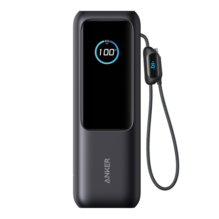 Baterie externă Anker 25.000 mAh 165W, cablu retractabil încorporat [3]