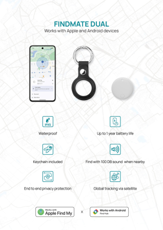 Detector de obiecte din plastic reciclat Findmate Dual RCS IPX 5 [9]
