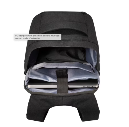 Rucsac pentru PC cu inchidere antifurt, cu mufa USB [3]