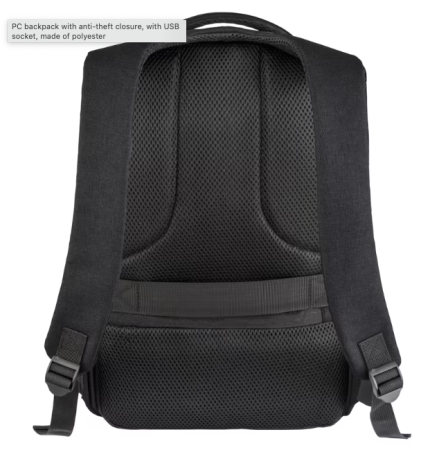 Rucsac pentru PC cu inchidere antifurt, cu mufa USB [2]