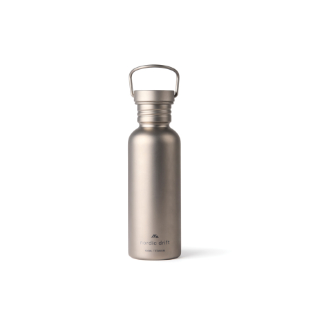 Sticlă de apă Nordic Drift Trail Ultra Light din titan, 600 ml [1]