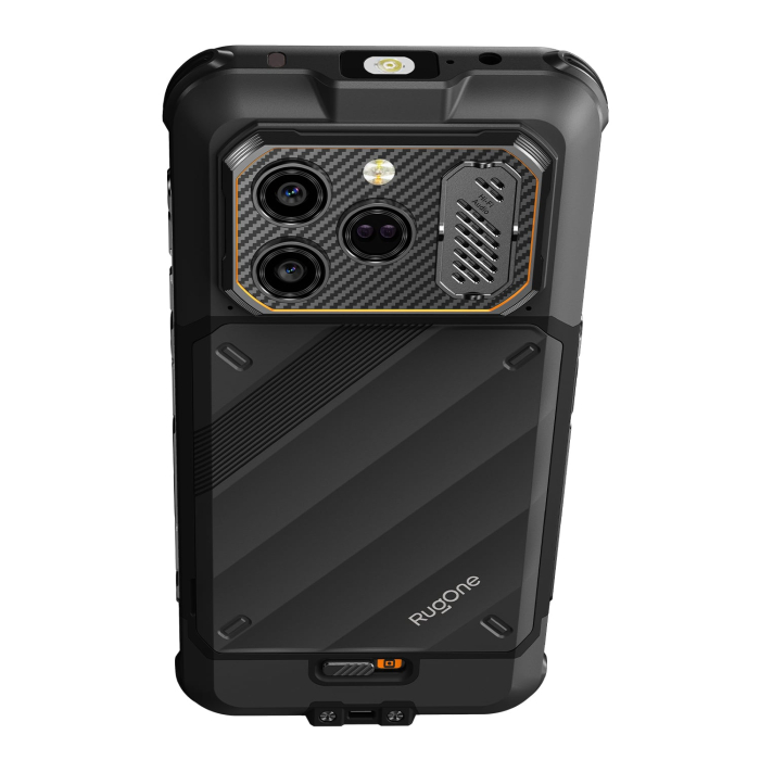 Telefon Mobil RugOne Xever 8, Negru, 4G, 6.50" FHD+ 120Hz, 16GB RAM (8GB + 8GB extensibili), 128GB, Cameră 64MP + 20MP Night Vision, Helio G200, Android 16, NFC, 4800mAh, Dual SIM [11]