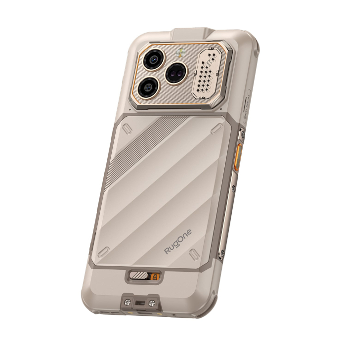 Telefon Mobil RugOne Xever 8, Sand Dune, 4G, 6.50" FHD+ 120Hz, 16GB RAM (8GB + 8GB extensibili), 256GB, Cameră 64MP + 20MP Night Vision, Helio G200, Android 16, NFC, 4800mAh, Dual SIM [14]