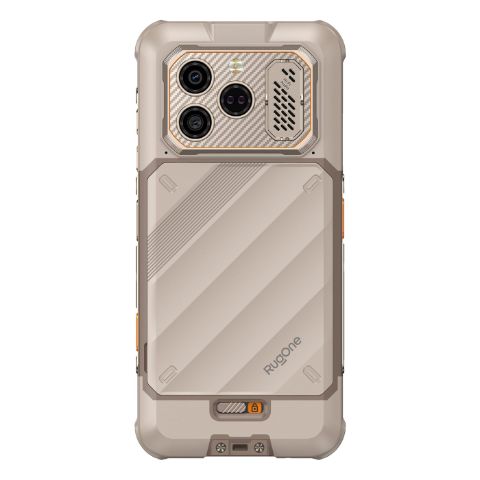 Telefon Mobil RugOne Xever 8, Sand Dune, 4G, 6.50" FHD+ 120Hz, 16GB RAM (8GB + 8GB extensibili), 256GB, Cameră 64MP + 20MP Night Vision, Helio G200, Android 16, NFC, 4800mAh, Dual SIM [11]