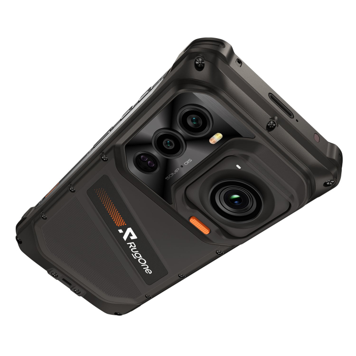Telefon Mobil RugOne Xsnap 7 Pro, Negru, 5G, eSIM, NFC, 6.67" 1.5K 120Hz, 24GB RAM (12GB + 12GB extensibili), 512GB ROM, Dimensity 8400, 9300mAh 45W, Cameră Acțiune 2.7K, Night Vision 64MP, Android 16, Dual SIM [19]