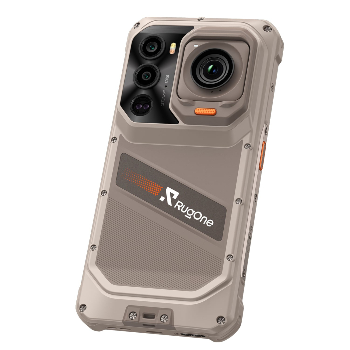 Telefon Mobil RugOne Xsnap 7 Pro, Sand Dune, 5G, eSIM, NFC, 6.67" 1.5K 120Hz, 24GB RAM (12GB + 12GB extensibili), 512GB ROM, Dimensity 8400, 9300mAh 45W, Cameră Acțiune 2.7K, Night Vision 64MP [31]