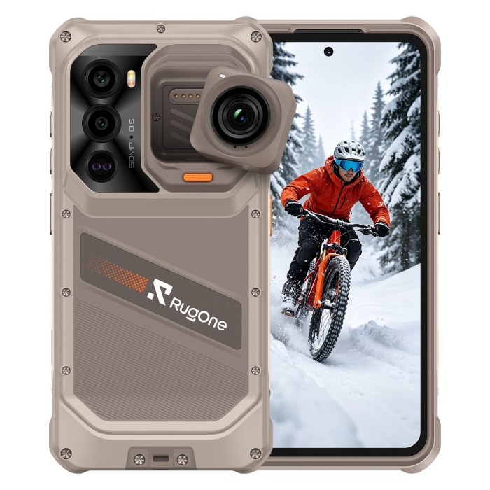 Telefon Mobil RugOne Xsnap 7 Pro, Sand Dune, 5G, eSIM, NFC, 6.67" 1.5K 120Hz, 24GB RAM (12GB + 12GB extensibili), 512GB ROM, Dimensity 8400, 9300mAh 45W, Cameră Acțiune 2.7K, Night Vision 64MP [4]