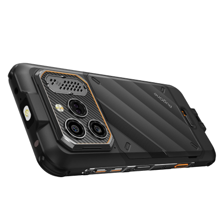 Telefon Mobil RugOne Xever 8, Negru, 4G, 6.50" FHD+ 120Hz, 16GB RAM (8GB + 8GB extensibili), 128GB, Cameră 64MP + 20MP Night Vision, Helio G200, Android 16, NFC, 4800mAh, Dual SIM [15]