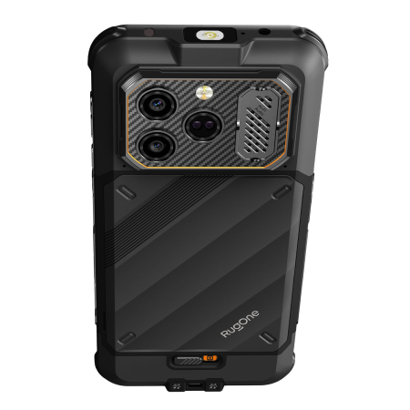 Telefon Mobil RugOne Xever 8, Negru, 4G, 6.50" FHD+ 120Hz, 16GB RAM (8GB + 8GB extensibili), 256GB, Cameră 64MP + 20MP Night Vision, Helio G200, Android 16, NFC, 4800mAh, Dual SIM [10]