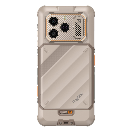 Telefon Mobil RugOne Xever 8, Sand Dune, 4G, 6.50" FHD+ 120Hz, 16GB RAM (8GB + 8GB extensibili), 128GB, Cameră 64MP + 20MP Night Vision, Helio G200, Android 16, NFC, 4800mAh, Dual SIM [10]