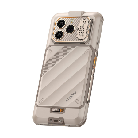 Telefon Mobil RugOne Xever 8, Sand Dune, 4G, 6.50" FHD+ 120Hz, 16GB RAM (8GB + 8GB extensibili), 256GB, Cameră 64MP + 20MP Night Vision, Helio G200, Android 16, NFC, 4800mAh, Dual SIM [13]