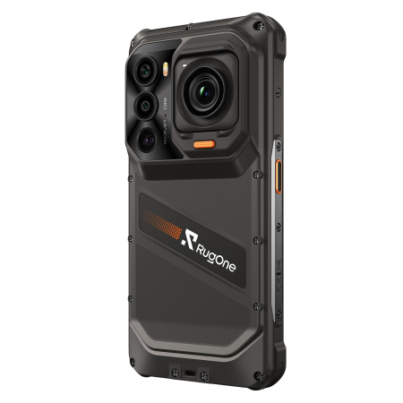 Telefon Mobil RugOne Xsnap 7 Pro, Negru, 5G, eSIM, NFC, 6.67" 1.5K 120Hz, 24GB RAM (12GB + 12GB extensibili), 512GB ROM, Dimensity 8400, 9300mAh 45W, Cameră Acțiune 2.7K, Night Vision 64MP, Android 16, Dual SIM [5]