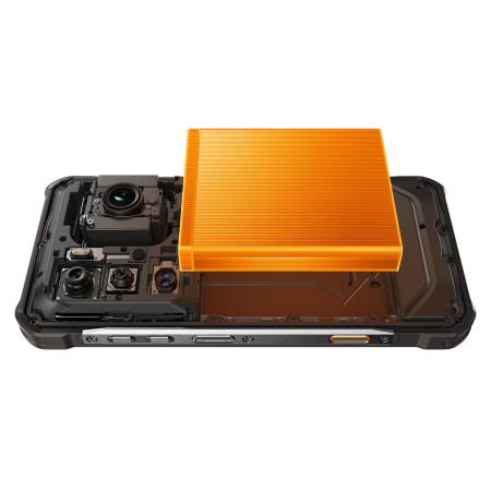 Telefon Mobil RugOne Xsnap 7 Pro, Negru, 5G, eSIM, NFC, 6.67" 1.5K 120Hz, 24GB RAM (12GB + 12GB extensibili), 512GB ROM, Dimensity 8400, 9300mAh 45W, Cameră Acțiune 2.7K, Night Vision 64MP, Android 16, Dual SIM [28]