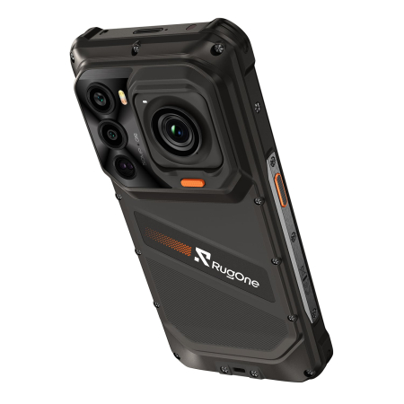Telefon Mobil RugOne Xsnap 7 Pro, Negru, 5G, eSIM, NFC, 6.67" 1.5K 120Hz, 24GB RAM (12GB + 12GB extensibili), 512GB ROM, Dimensity 8400, 9300mAh 45W, Cameră Acțiune 2.7K, Night Vision 64MP, Android 16, Dual SIM [16]