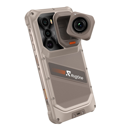 Telefon Mobil RugOne Xsnap 7 Pro, Sand Dune, 5G, eSIM, NFC, 6.67" 1.5K 120Hz, 24GB RAM (12GB + 12GB extensibili), 512GB ROM, Dimensity 8400, 9300mAh 45W, Cameră Acțiune 2.7K, Night Vision 64MP [9]