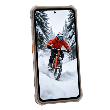 Telefon Mobil RugOne Xsnap 7 Pro, Sand Dune, 5G, eSIM, NFC, 6.67" 1.5K 120Hz, 24GB RAM (12GB + 12GB extensibili), 512GB ROM, Dimensity 8400, 9300mAh 45W, Cameră Acțiune 2.7K, Night Vision 64MP [24]