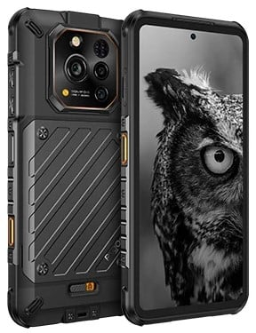 Telefoane Rugged - Telefon RugOne Xever 7, Negru, 5G, 6.67" AMOLED, 24GB RAM (12GB + 12GB Extensibili), 512GB ROM, 50MP, Android 15, Dimensity 7025, Baterie interschimbabila, eSIM, Night Vision, 33W, Dual