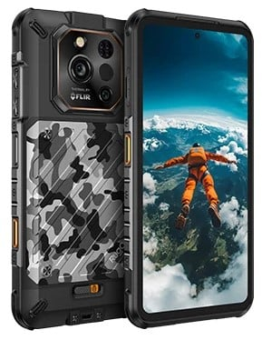 Telefon RugOne Xever 7 Pro, Negru, 5G, 6.67" AMOLED, 24GB RAM (12GB+12GB Extensibili), 512GB ROM, 50MP, Android 15, Dimensity 7025, Baterie interschimbabila, Camera termica, eSIM, 33W, D [2]