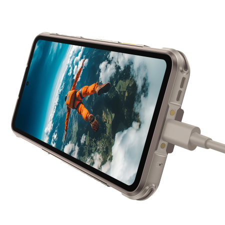 Telefon RugOne Xever 7 Pro, Sand Dune, 5G, 6.67" AMOLED, 24GB RAM (12GB+12GB Extensibili), 512GB ROM, 50MP, Android 15, Dimensity 7025, Baterie interschimbabila, Camera termica, eSIM, 33W [15]