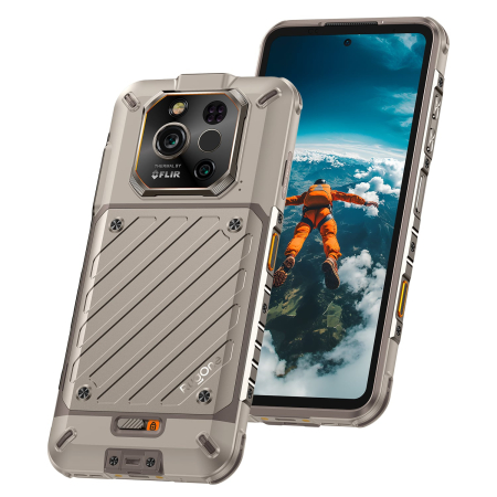 Telefon RugOne Xever 7 Pro, Sand Dune, 5G, 6.67" AMOLED, 24GB RAM (12GB+12GB Extensibili), 512GB ROM, 50MP, Android 15, Dimensity 7025, Baterie interschimbabila, Camera termica, eSIM, 33W [1]