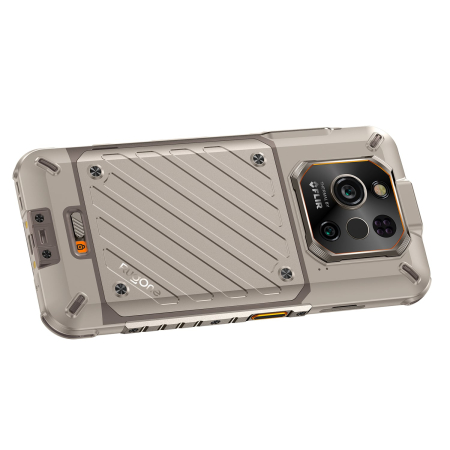 Telefon RugOne Xever 7 Pro, Sand Dune, 5G, 6.67" AMOLED, 24GB RAM (12GB+12GB Extensibili), 512GB ROM, 50MP, Android 15, Dimensity 7025, Baterie interschimbabila, Camera termica, eSIM, 33W [21]