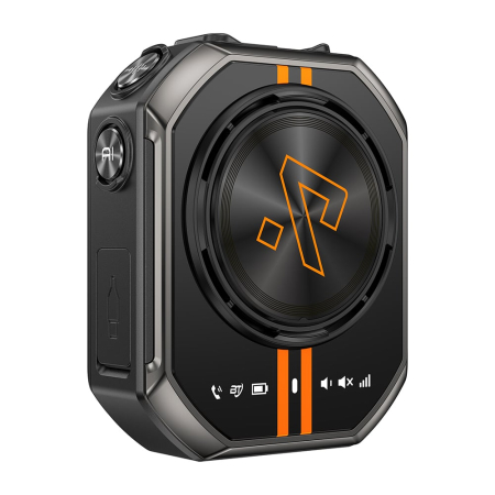 Walkie Talkie RugOne XLink 7, Negru, 4G, Comunicare vocală AI, GPS, Bluetooth 5.2, SOS, Baterie 1050mAh, USB-C, Nano SIM [8]