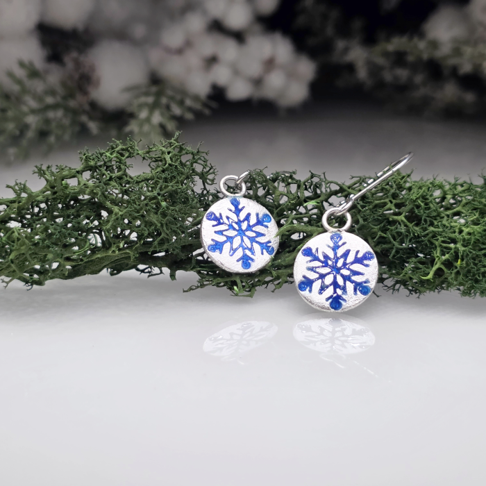 Cercei emailati ''Frosted'' [2]