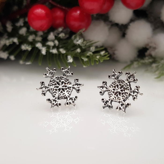 Cercei ''Tiny Snowflakes' [3]