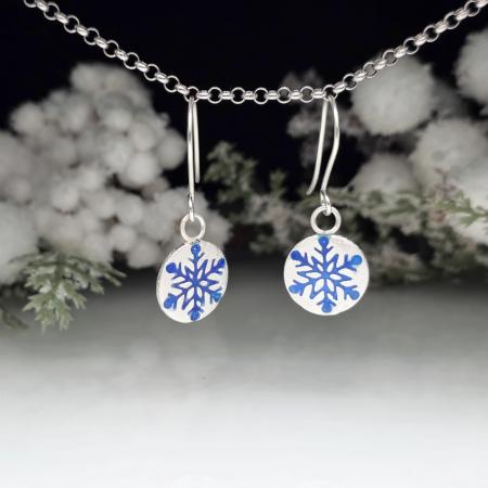Cercei emailati ''Frosted'' [2]
